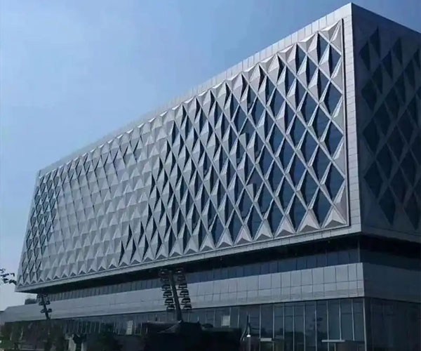 Aluminum panel exterior wall